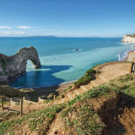 Emma'S Sea View 2-Bedroom Caravan At Durdle Door Near Wareham Dorset West Lulworth Eksteriør bilde