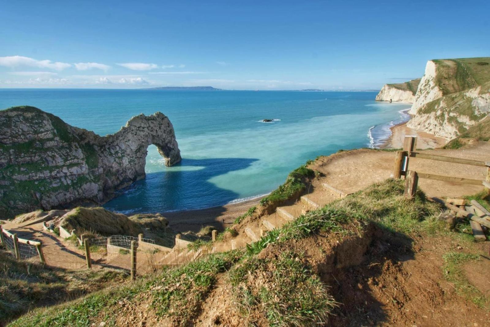 Emma'S Sea View 2-Bedroom Caravan At Durdle Door Near Wareham Dorset West Lulworth Eksteriør bilde