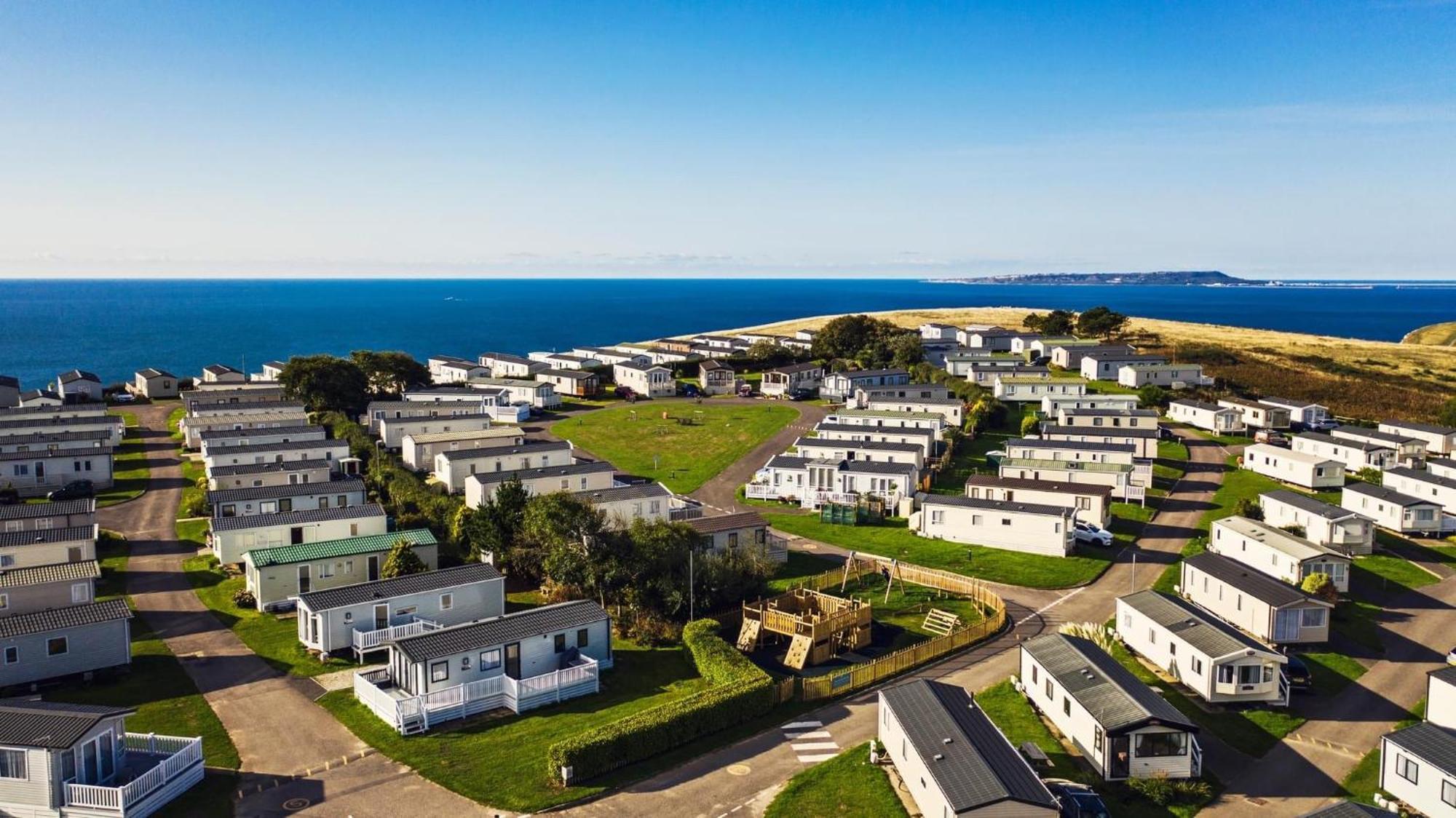 Emma'S Sea View 2-Bedroom Caravan At Durdle Door Near Wareham Dorset West Lulworth Eksteriør bilde