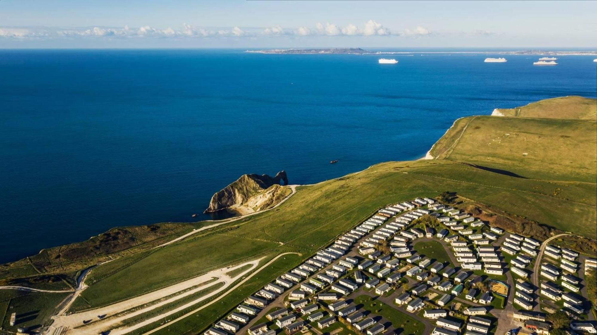 Emma'S Sea View 2-Bedroom Caravan At Durdle Door Near Wareham Dorset West Lulworth Eksteriør bilde